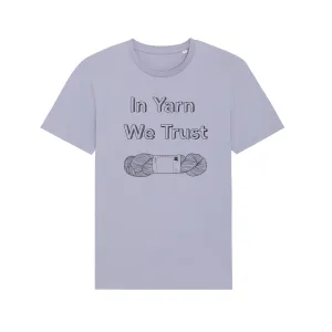 In Yarn We Trust T-shirt, Lavender