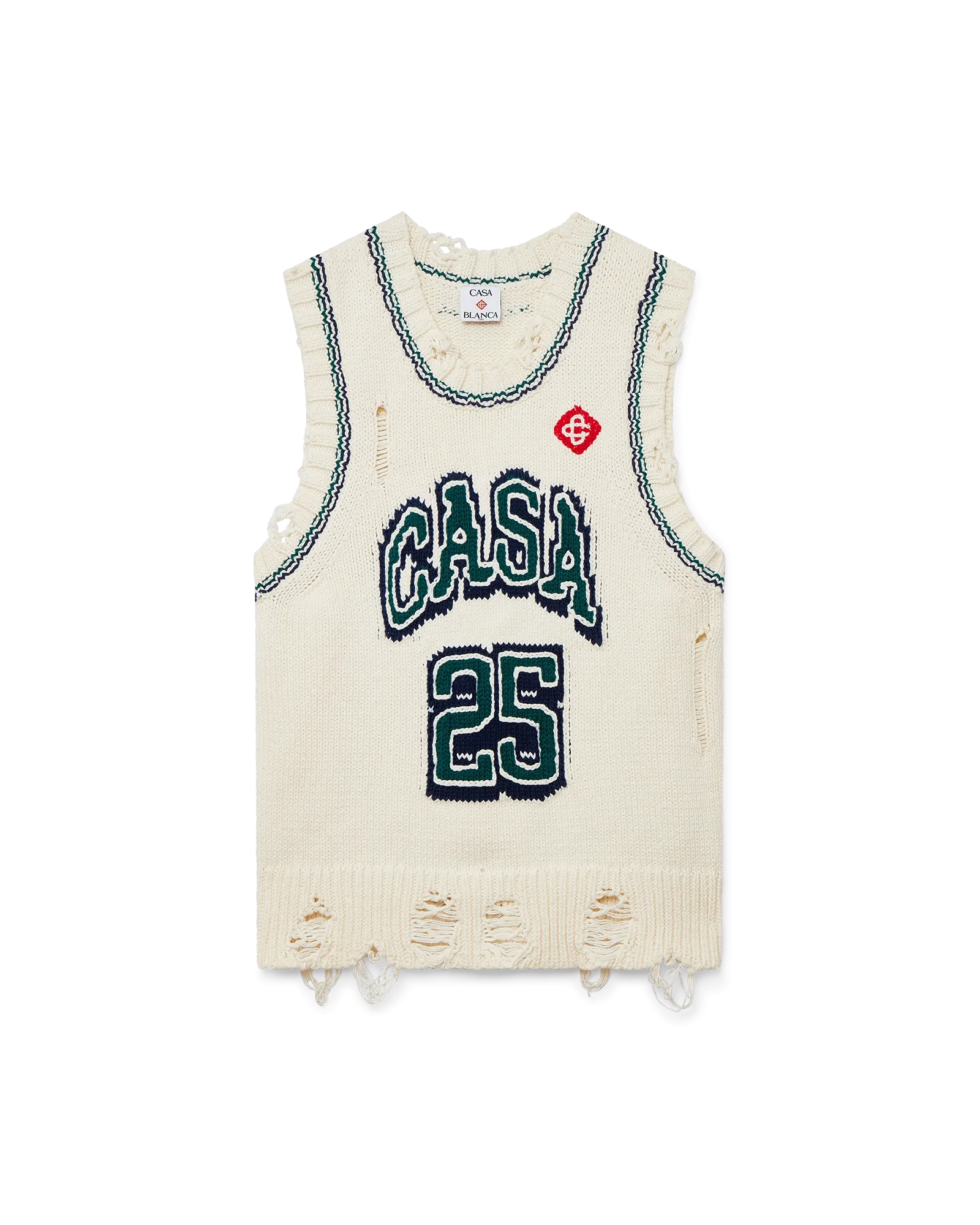 Intarsia Baseball Top