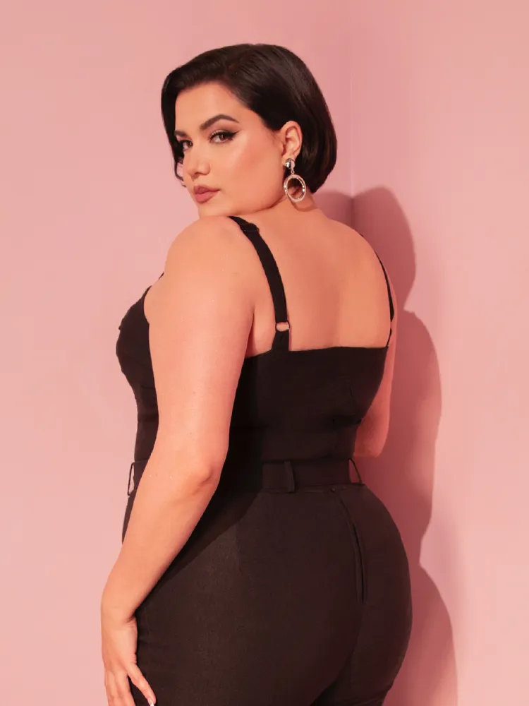 Jawbreaker Top in Black - Vixen by Micheline Pitt