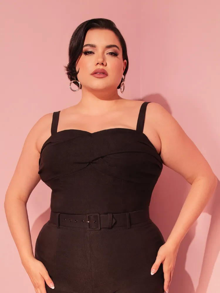 Jawbreaker Top in Black - Vixen by Micheline Pitt
