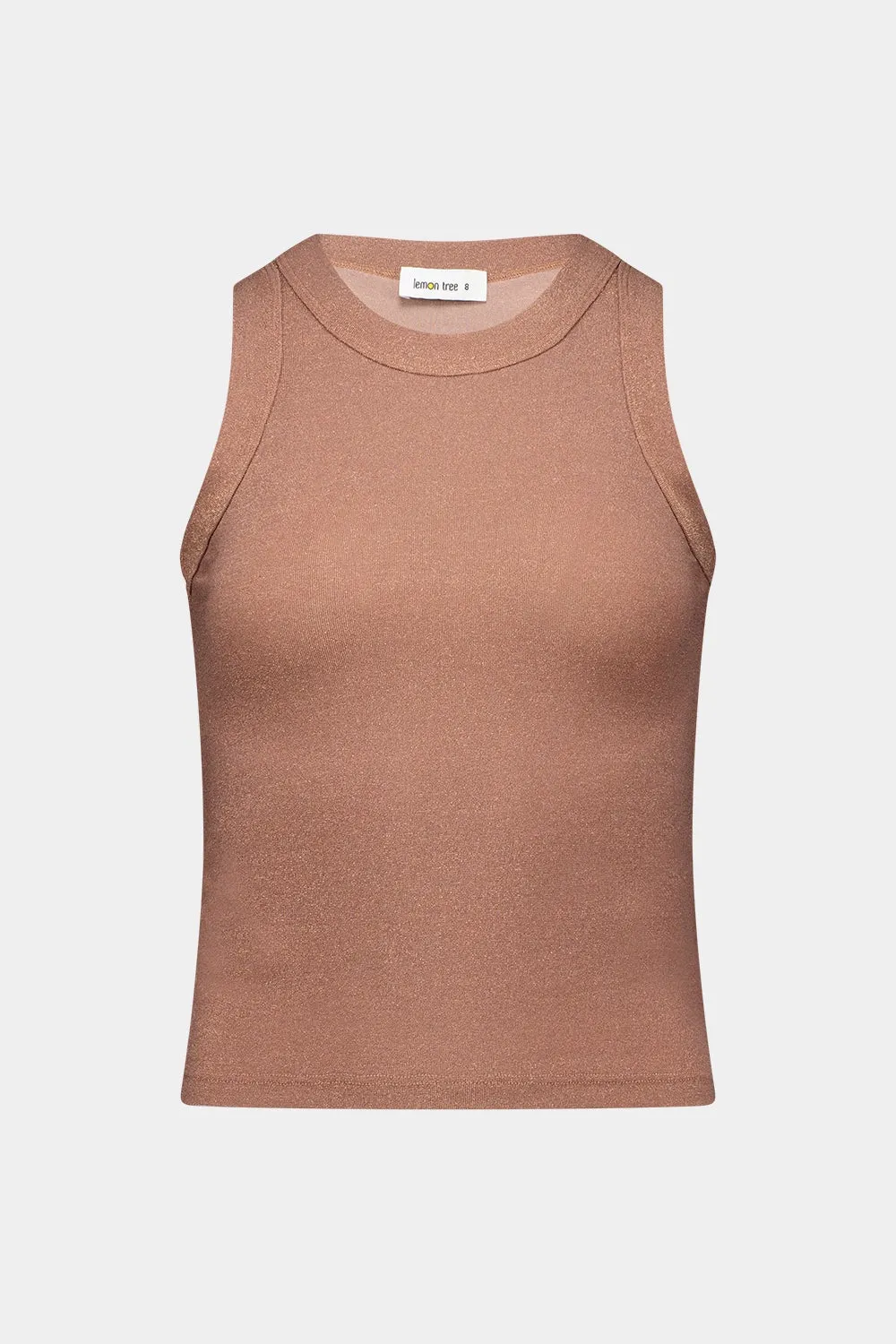 Lemon Tree Eva Glitter Tank - Rose Gold