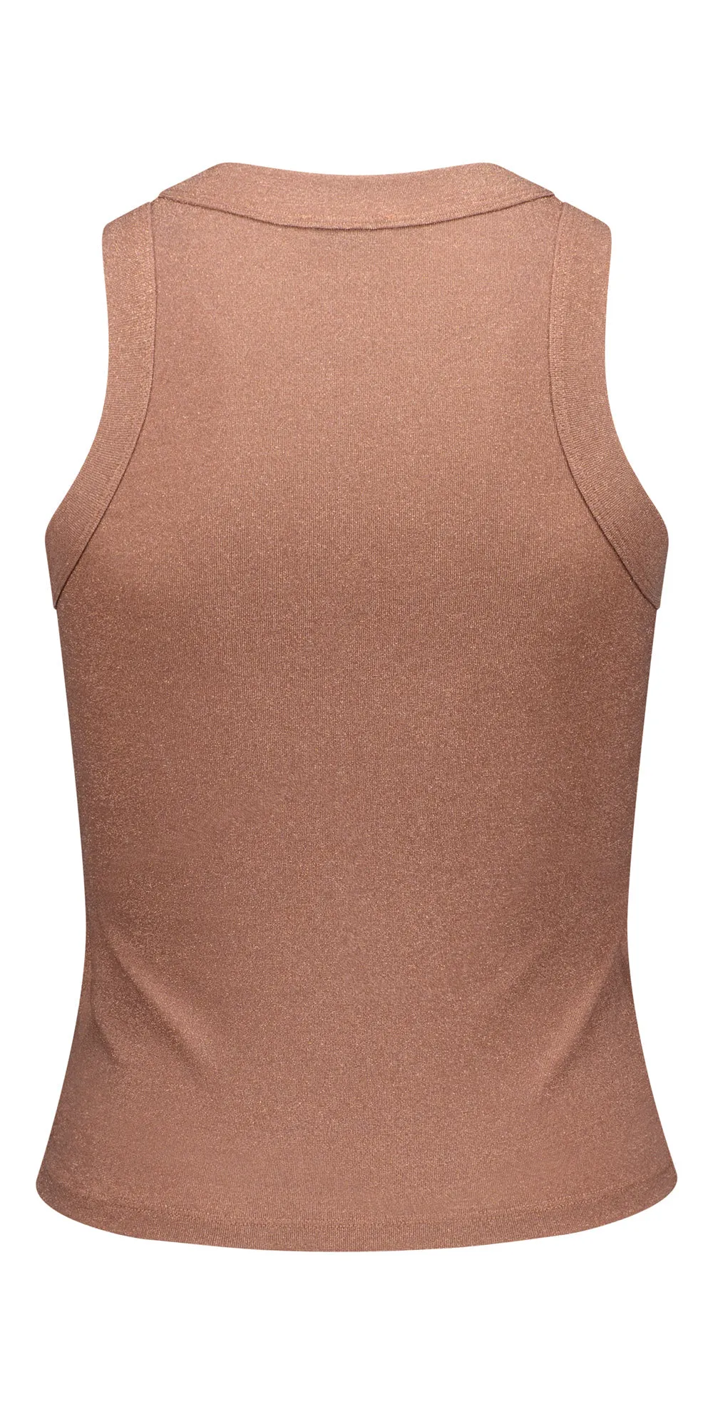 Lemon Tree Eva Glitter Tank - Rose Gold