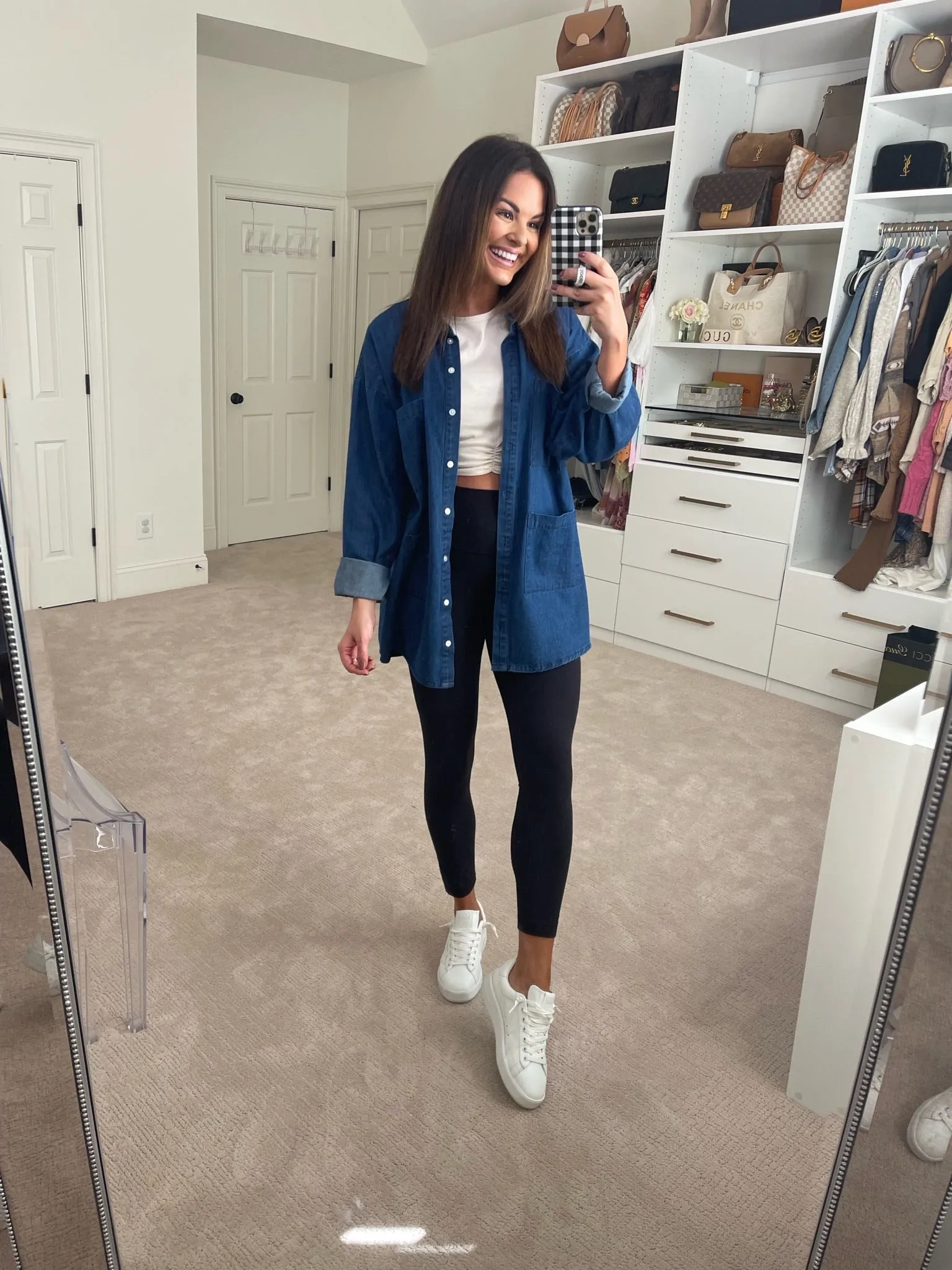 Lovers   Friends Denim Shacket- Size M (sold out online)