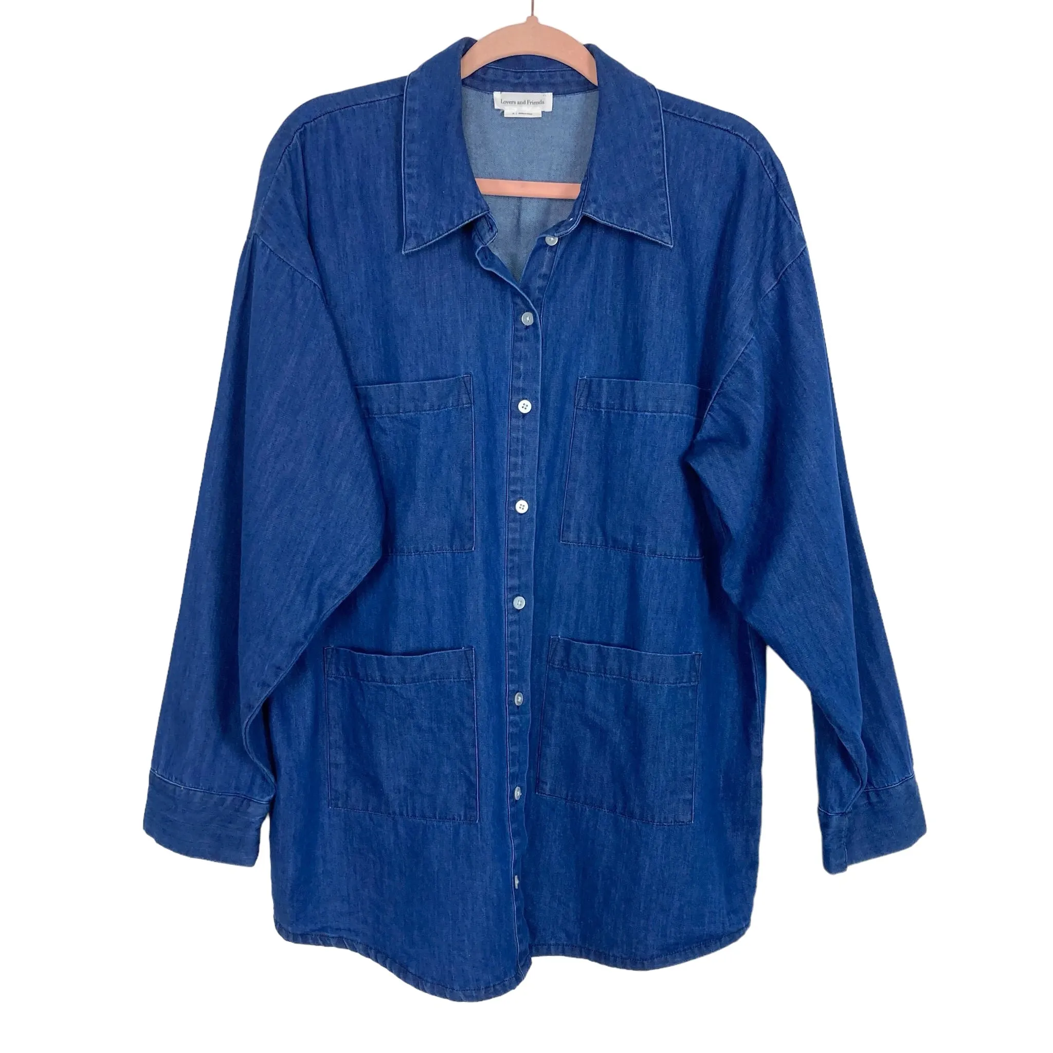 Lovers   Friends Denim Shacket- Size M (sold out online)