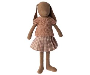 Maileg | Knitted Shirt & Skirt Bunny, Size 3