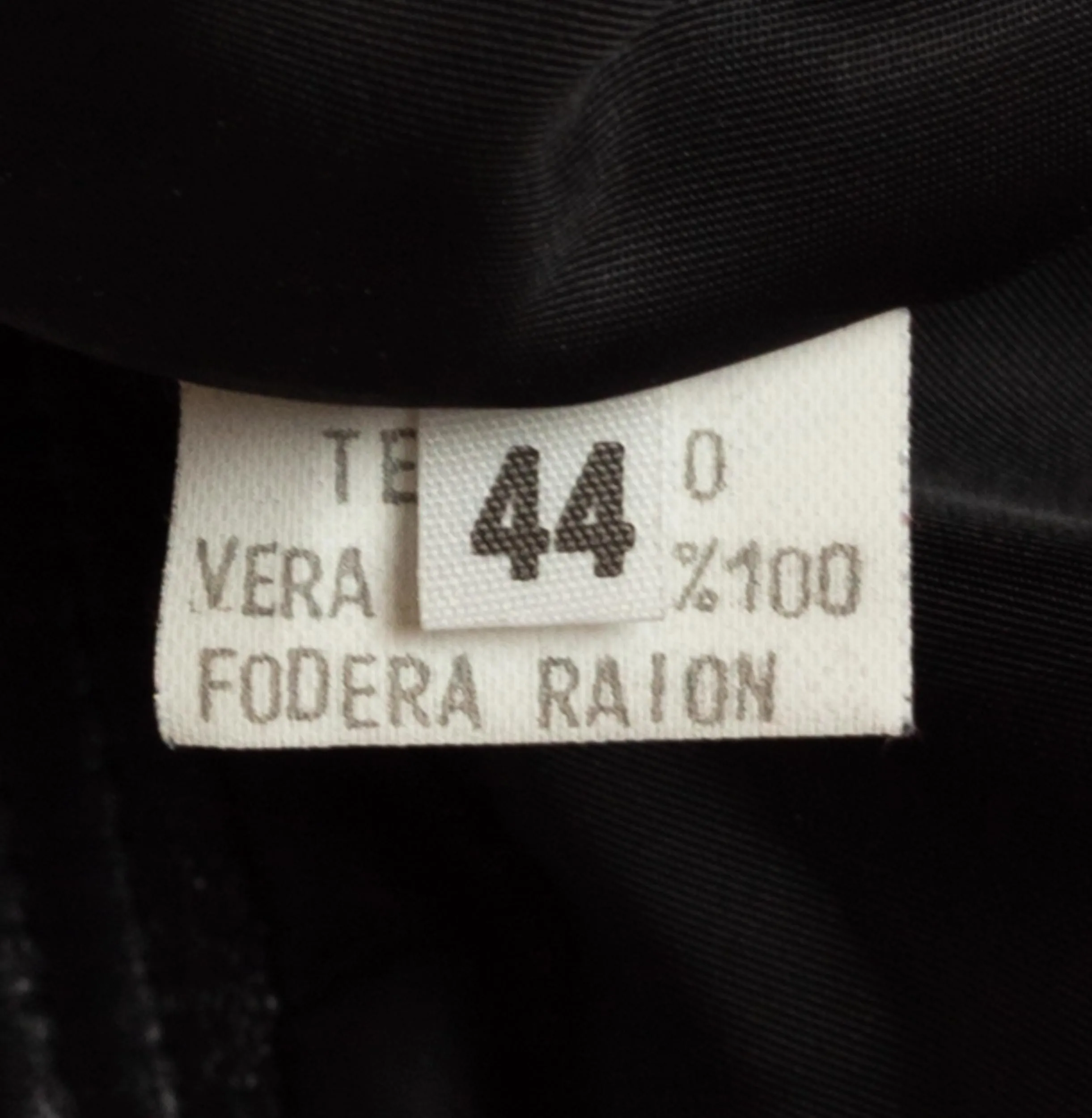 Medium 90s Black Leather Mini Skirt 27.5"