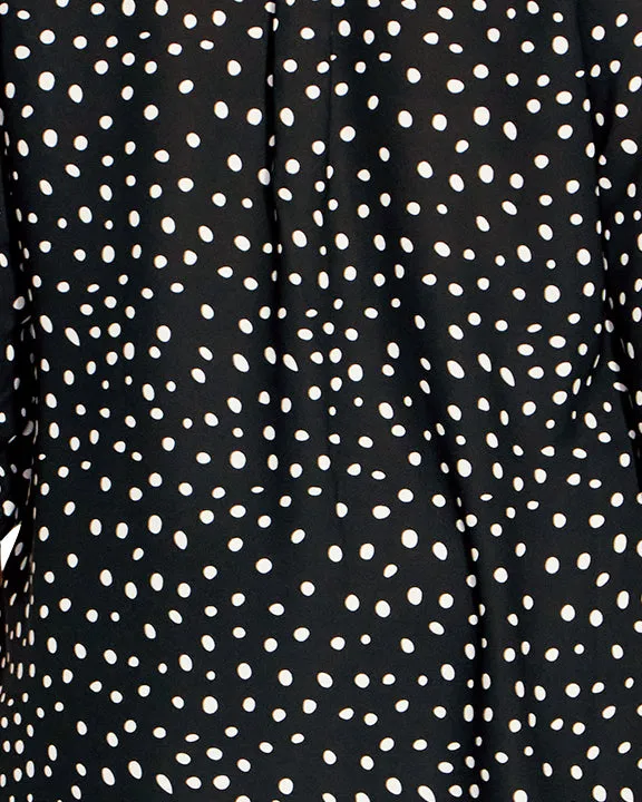 Meila Zip Top | Black Spot