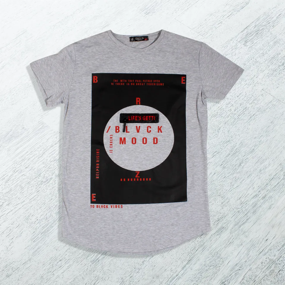 Men T-shirt- gray / made in Turkey -3343