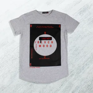Men T-shirt- gray / made in Turkey -3343