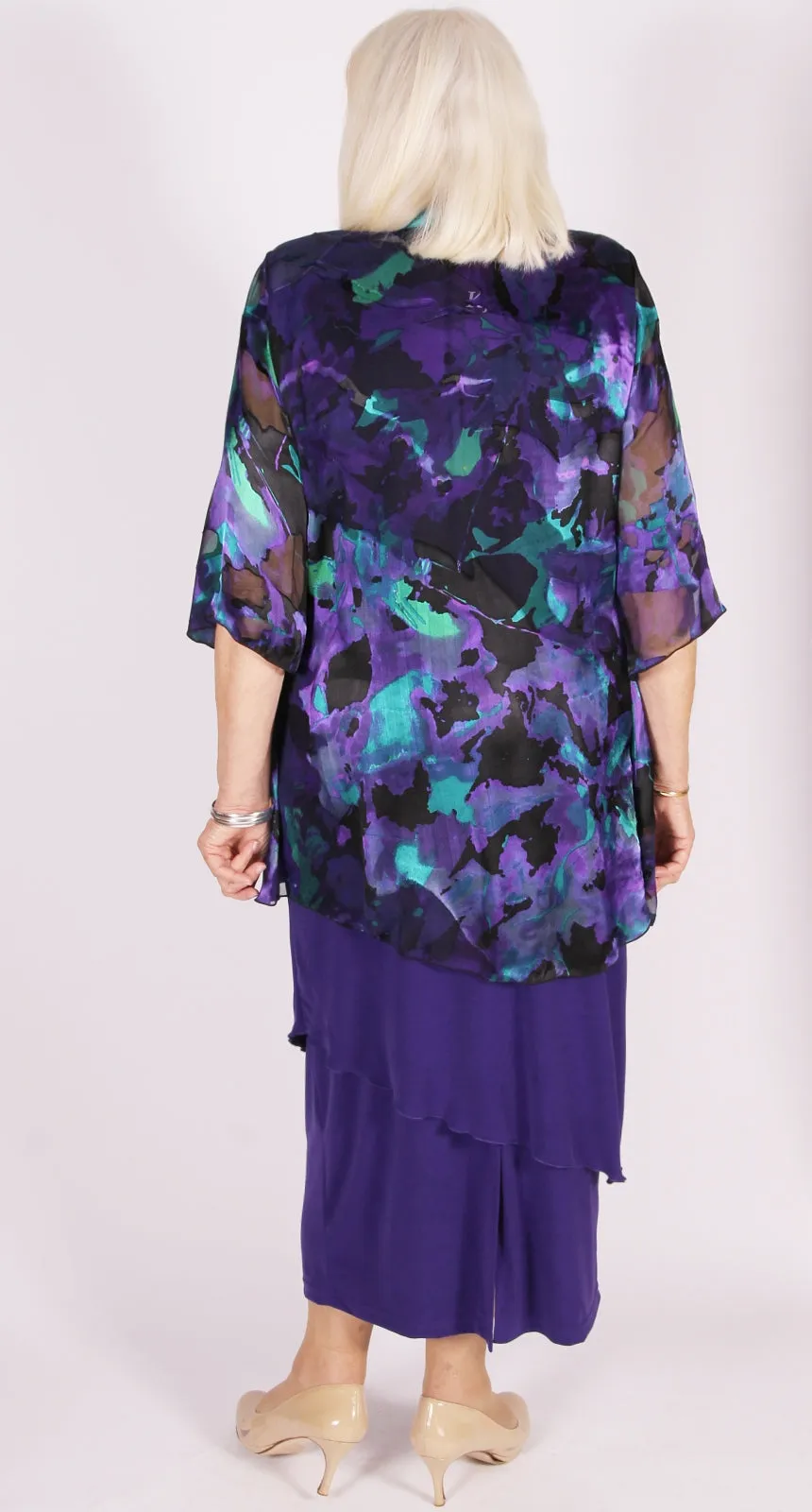 Overlay Pull-On Skirt Purple
