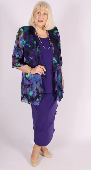 Overlay Pull-On Skirt Purple