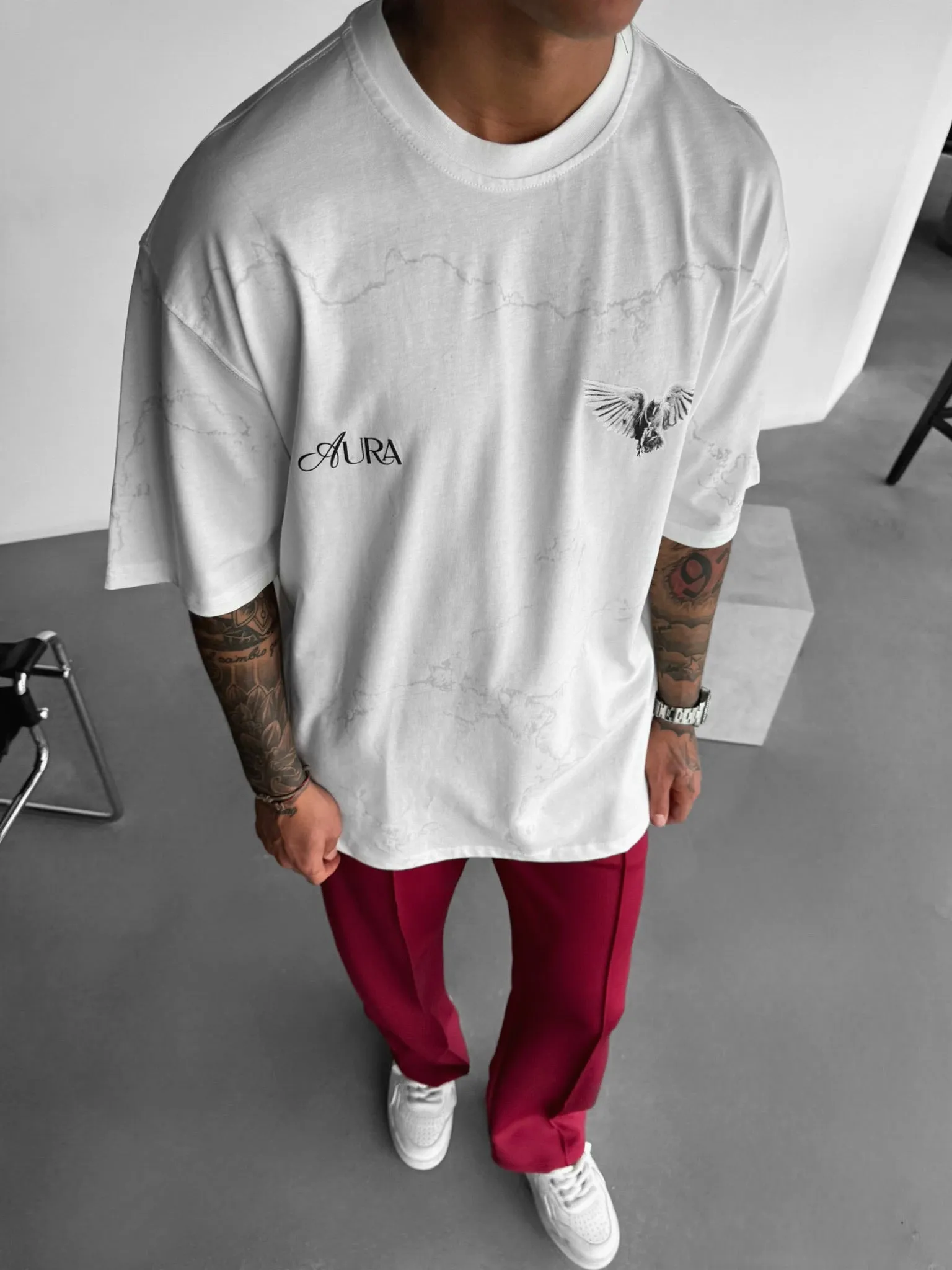 Oversize Aura T-Shirt - Ecru