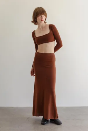 Pearl Crop Merino Top