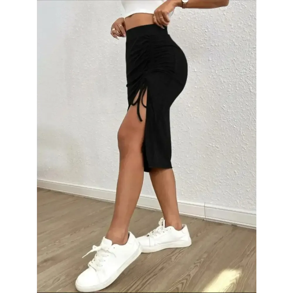 Pencil Black Skirt For Woman