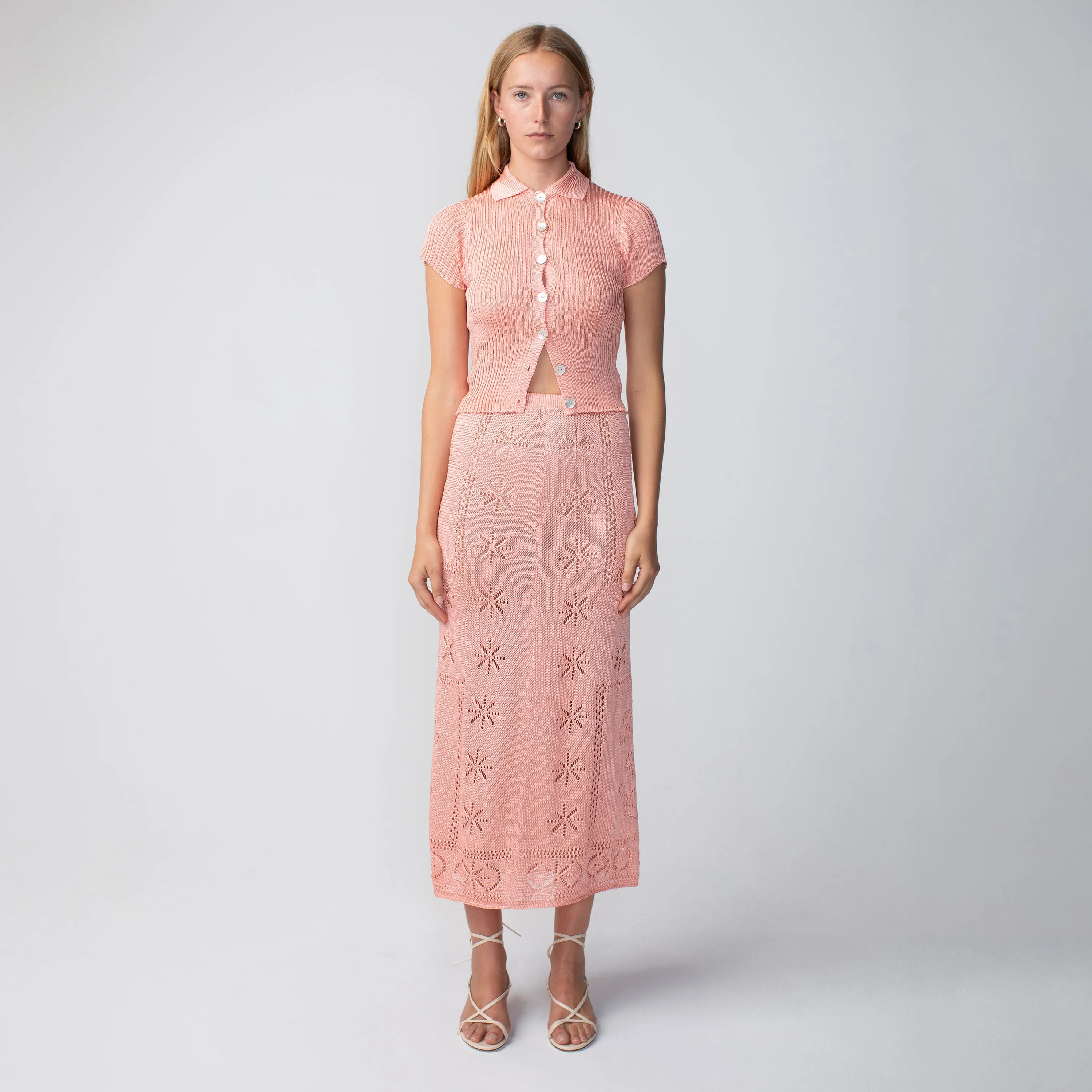 Pointelle Skirt