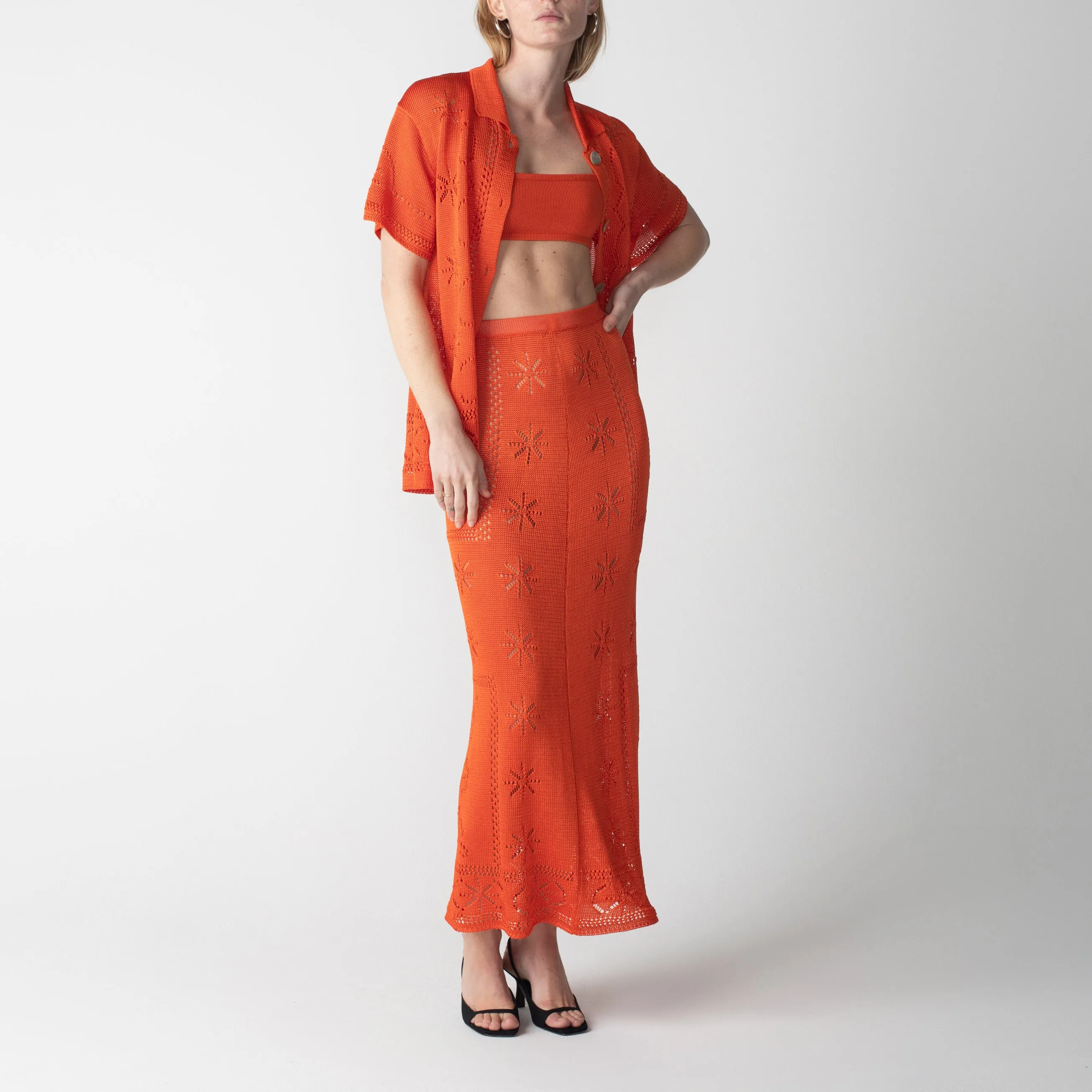Pointelle Skirt