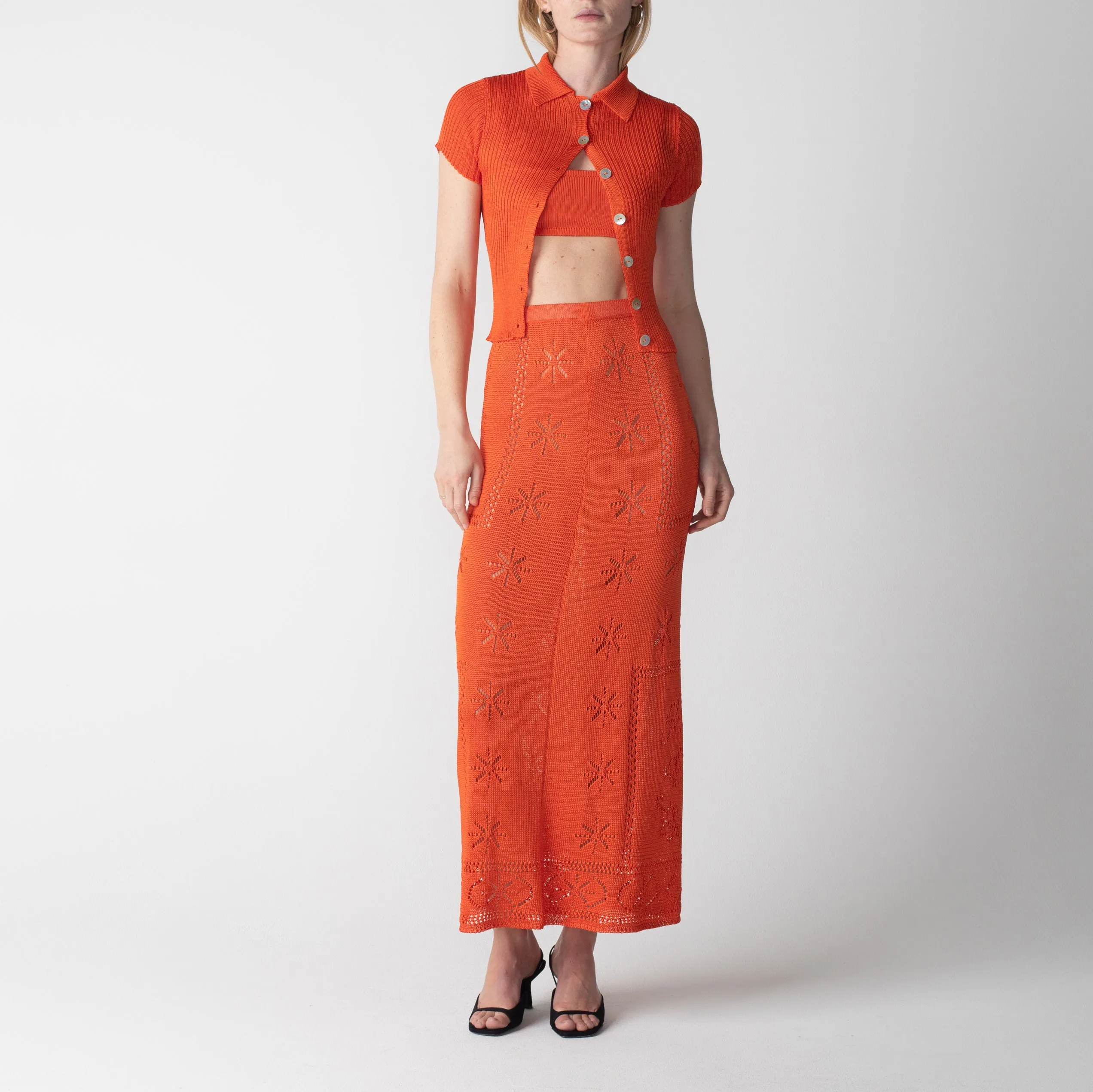 Pointelle Skirt