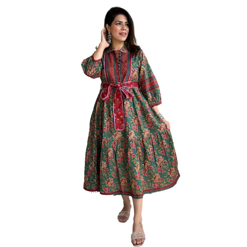 PRE-ORDER | Kalyani Dress | Evergreen