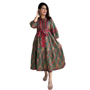 PRE-ORDER | Kalyani Dress | Evergreen