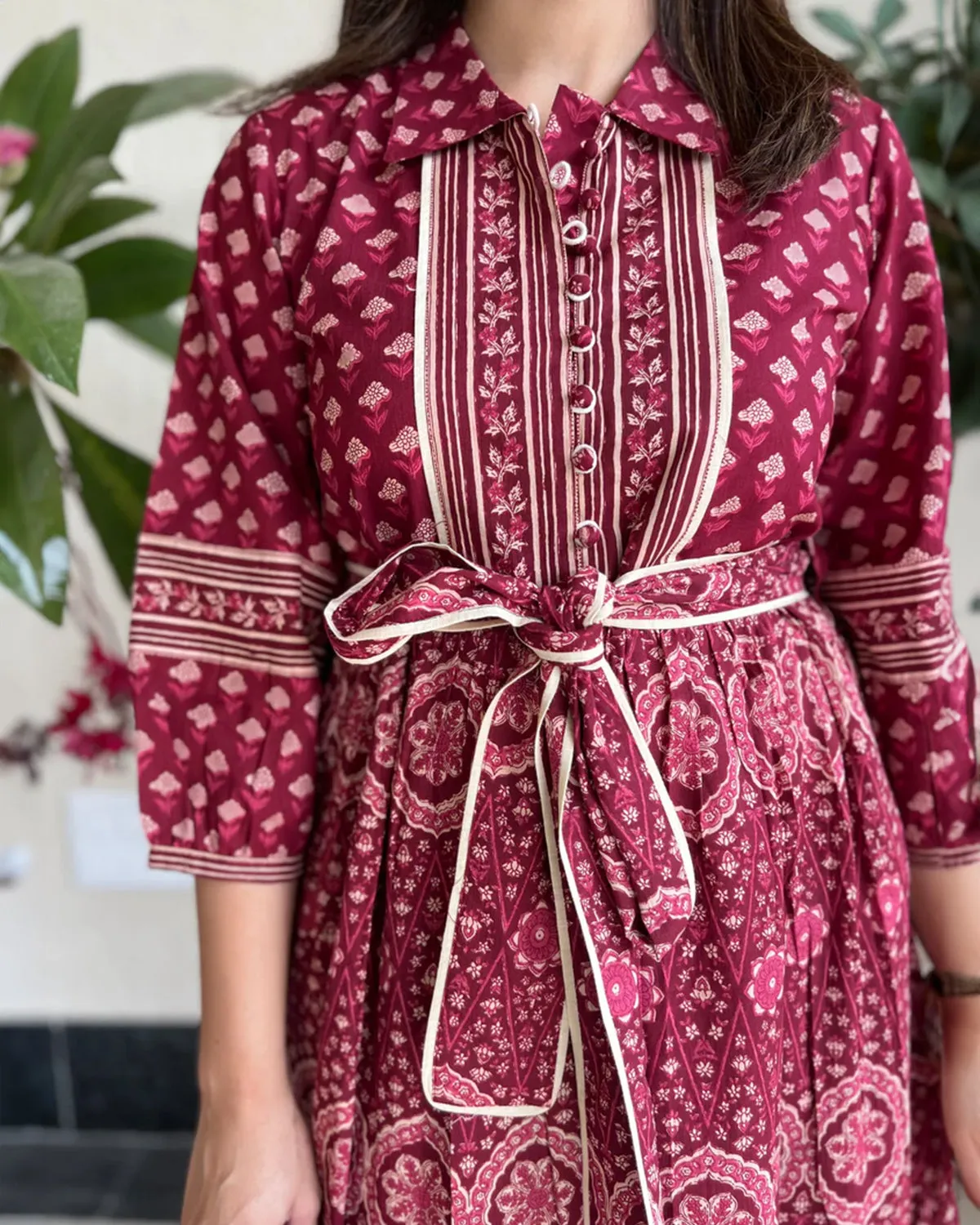 PRE-ORDER | Kalyani Dress | Wine