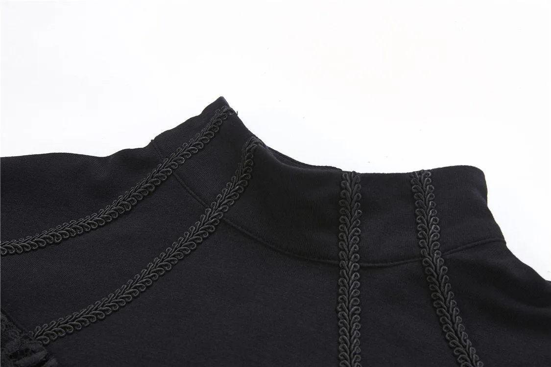 Punk lacey knitted T-shirt TW176