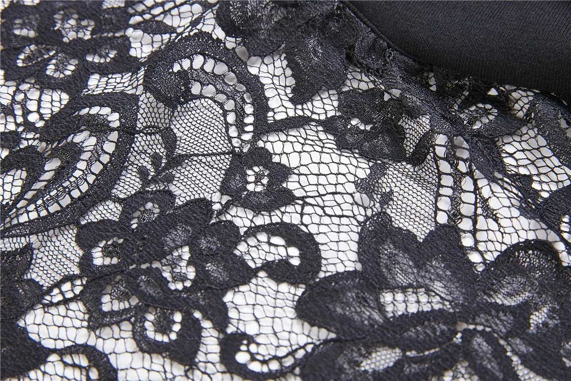 Punk lacey knitted T-shirt TW176