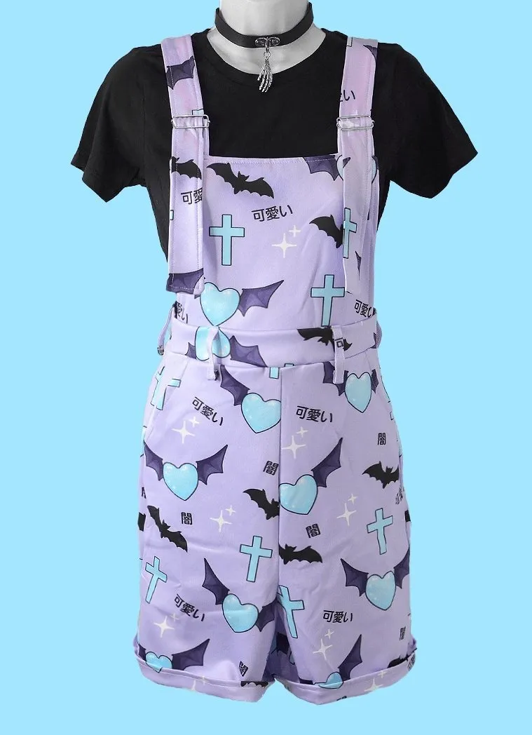 Queen Darkness Overall Shorts