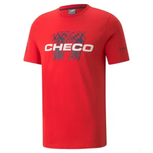 Red Bull T-Shirt, Sergio Pérez Checo Graphic, Red, 2022