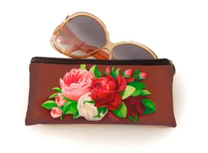 Retro pencil bag, vintage pencil case, Red Paris