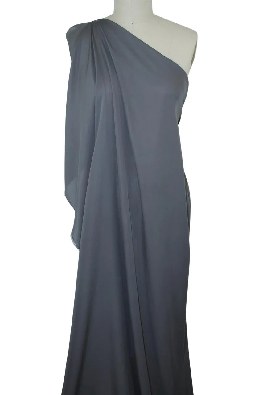 R@ndi R@hm Silk Georgette - Medium Gray