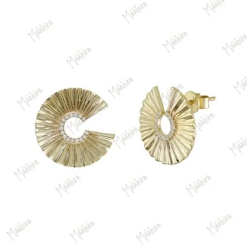 Round Diamond Stud Earrings