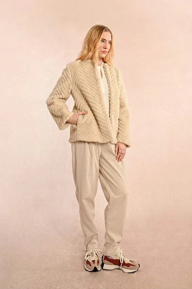 Short Faux Fur Coat