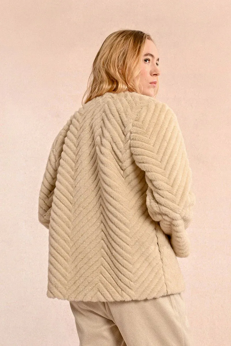 Short Faux Fur Coat