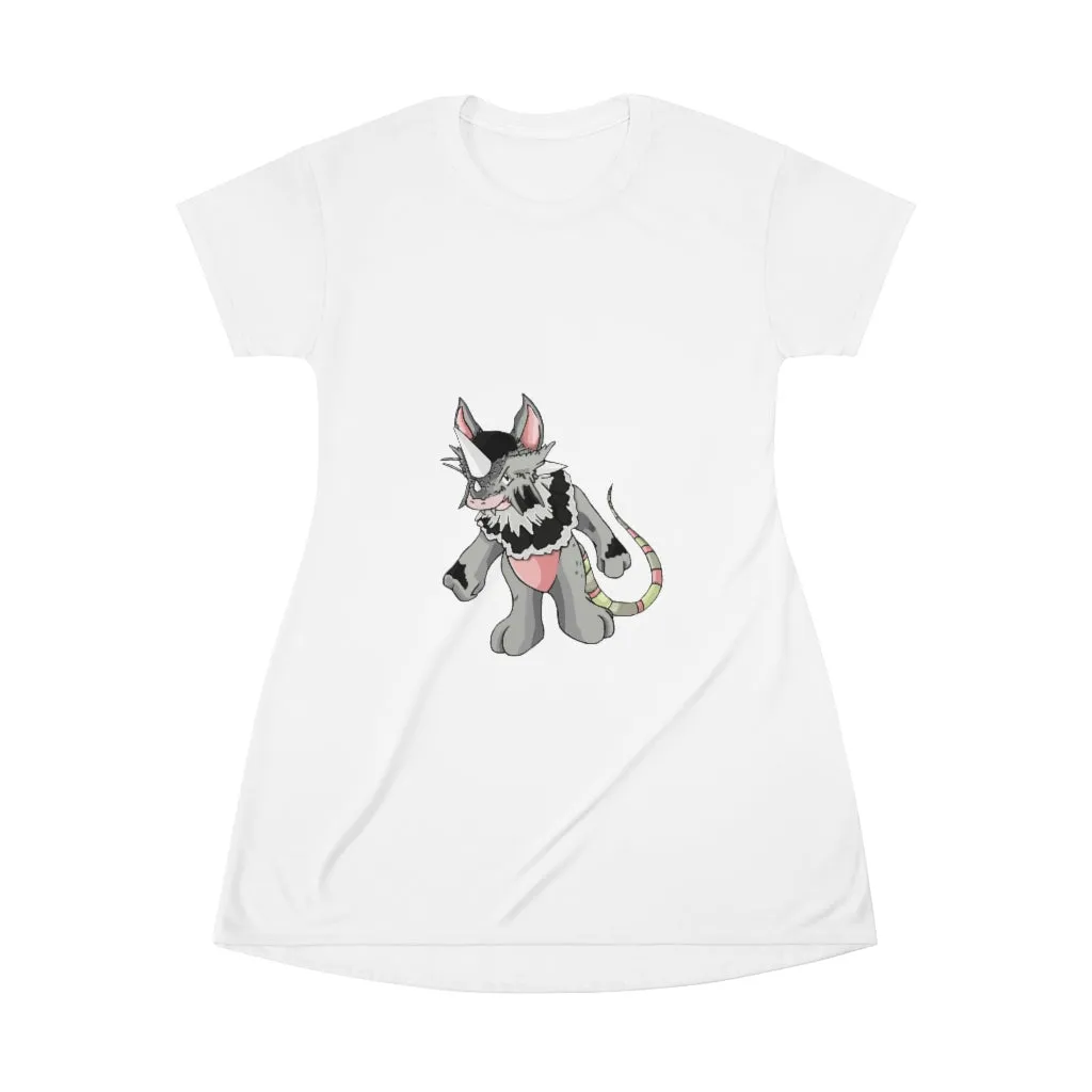 Snibble All Over Print T-Shirt Dress