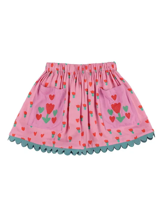 Stella McCartney Kids   Printed viscose skirt 