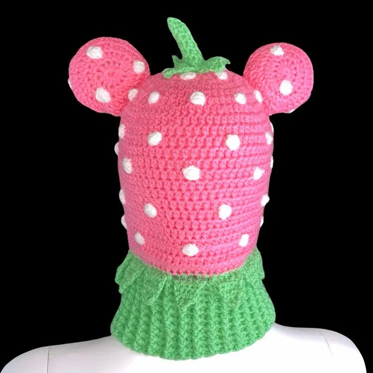 Strawberry Bear Balaclava (Custom Colour)