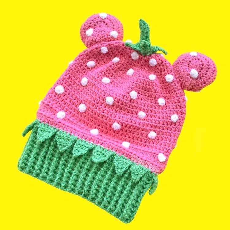 Strawberry Bear Balaclava (Custom Colour)