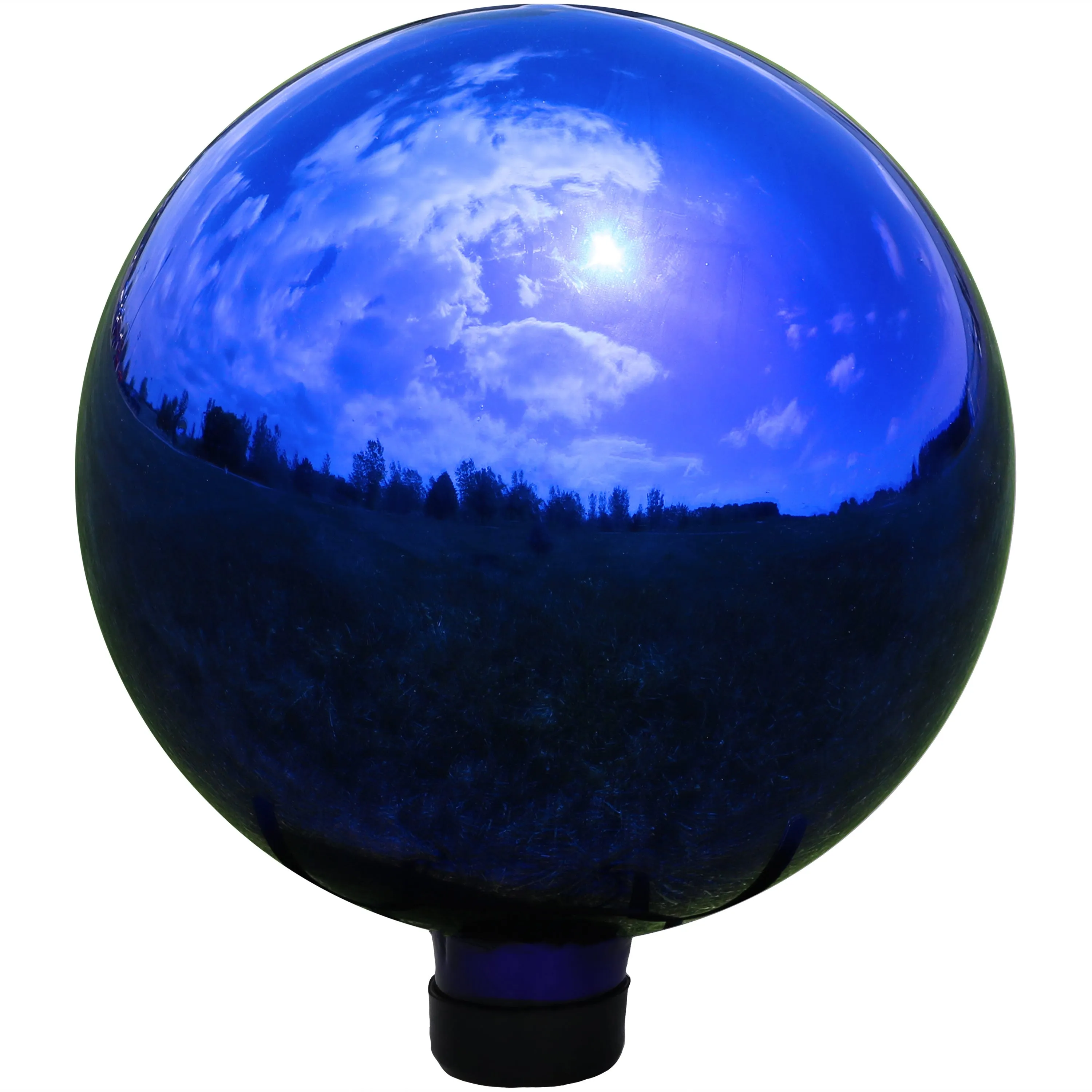 Sunnydaze Mirrored Glass Gazing Globe - 10"