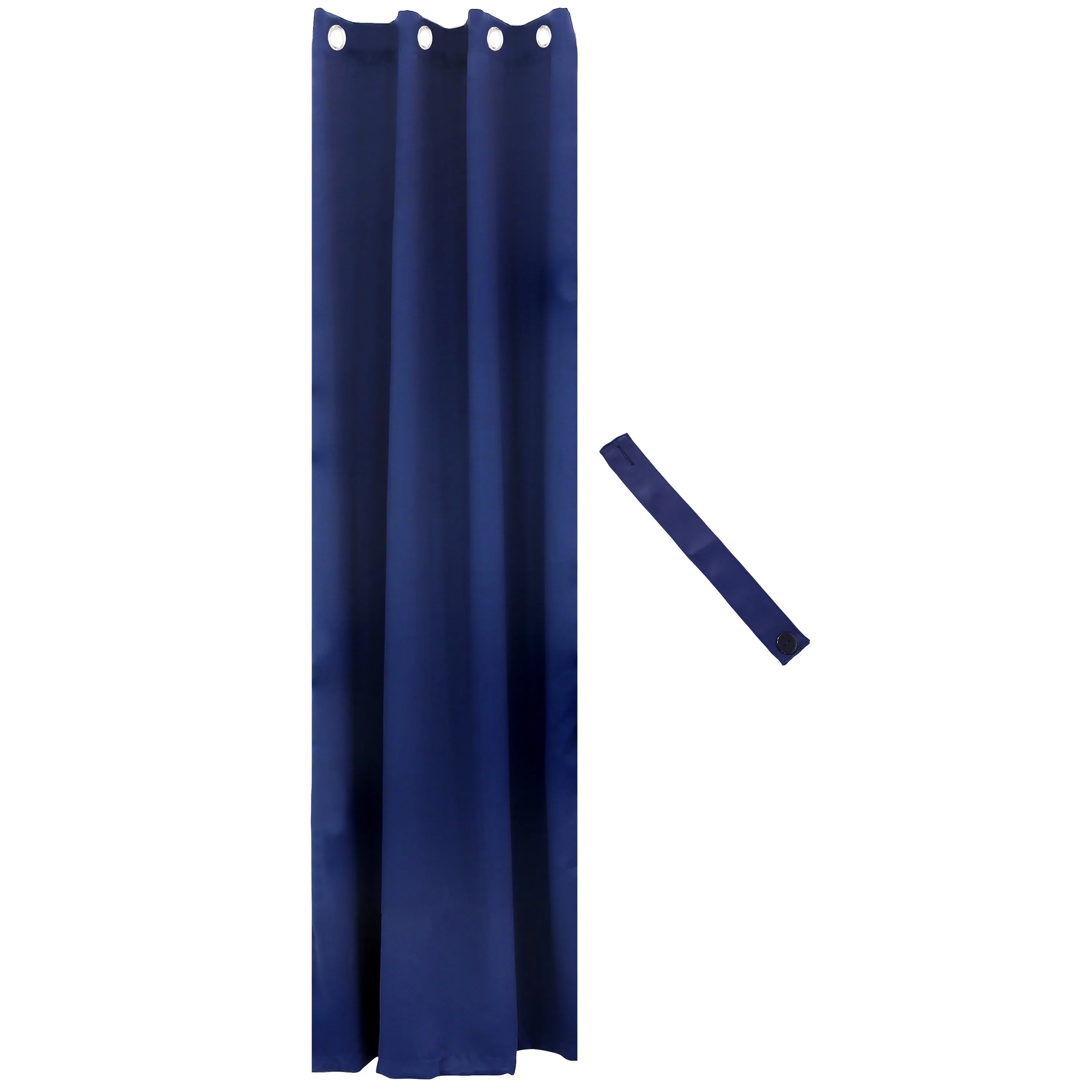 Sunnydaze Outdoor Blackout Curtain Panels with Grommet Top
