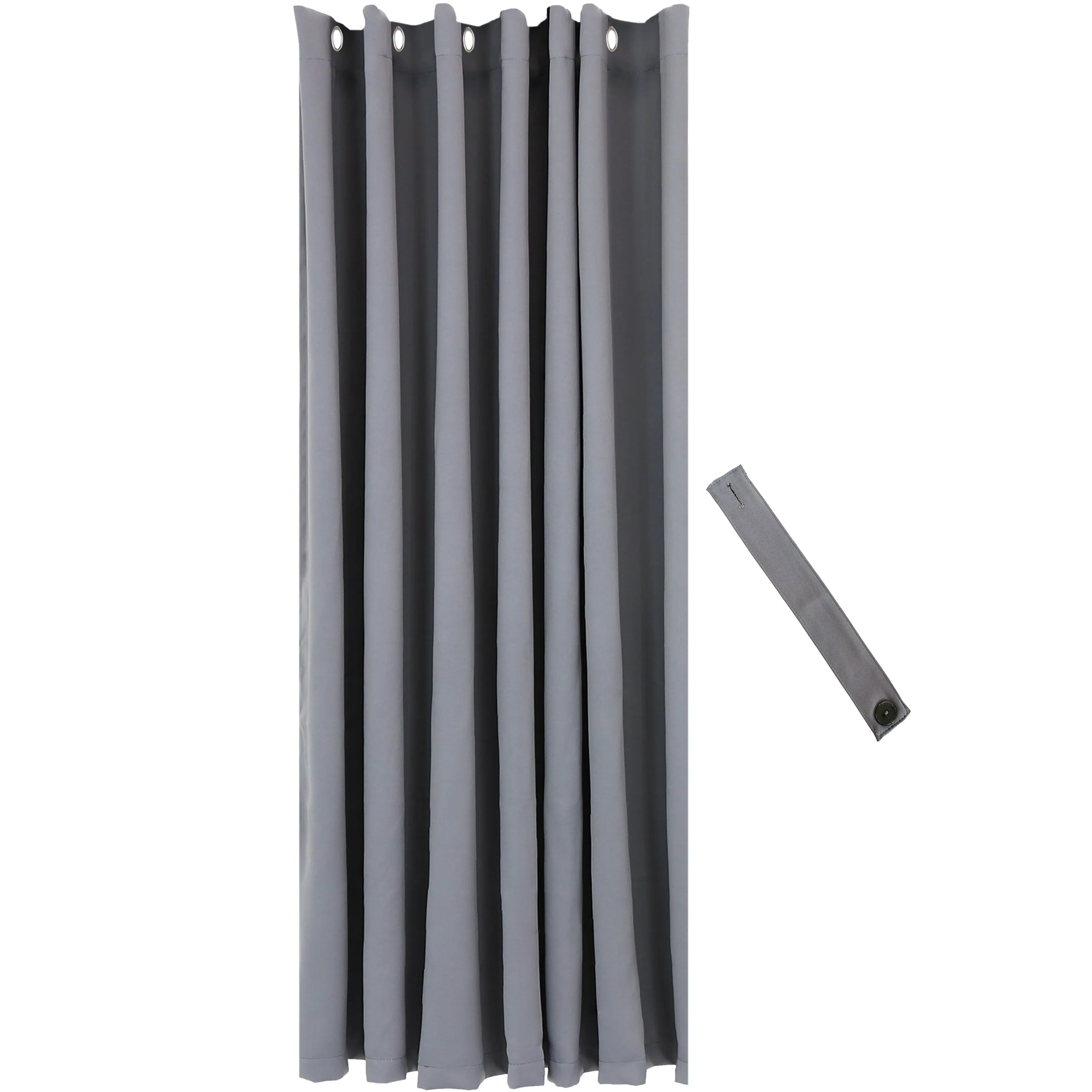 Sunnydaze Outdoor Blackout Curtain Panels with Grommet Top