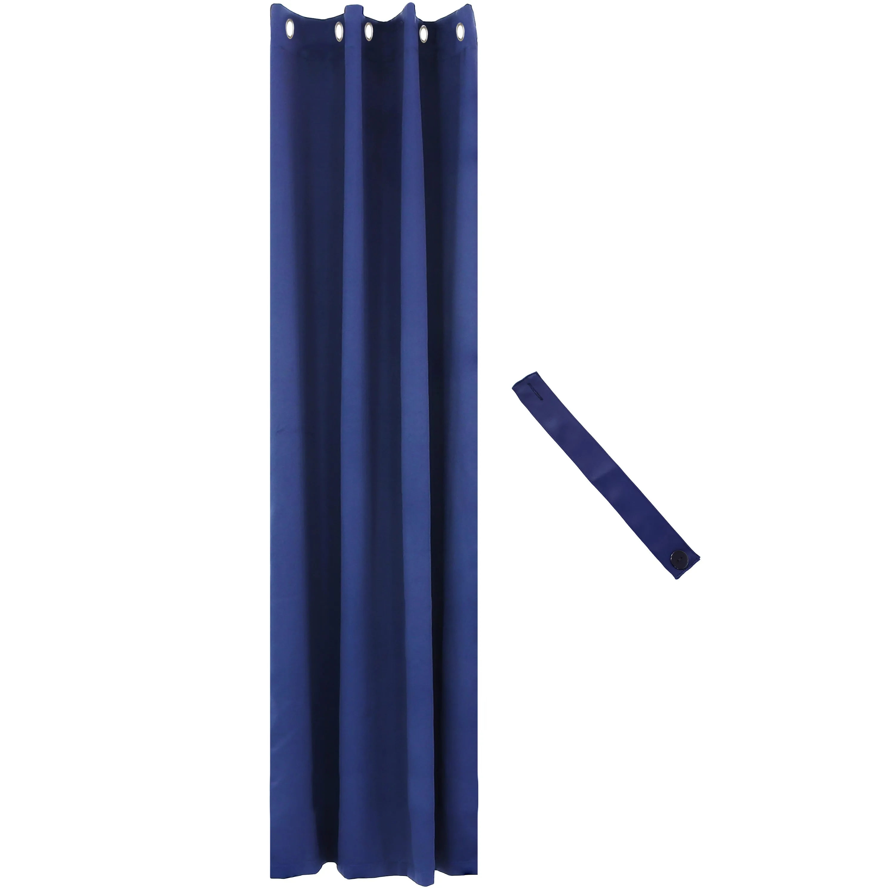 Sunnydaze Outdoor Blackout Curtain Panels with Grommet Top