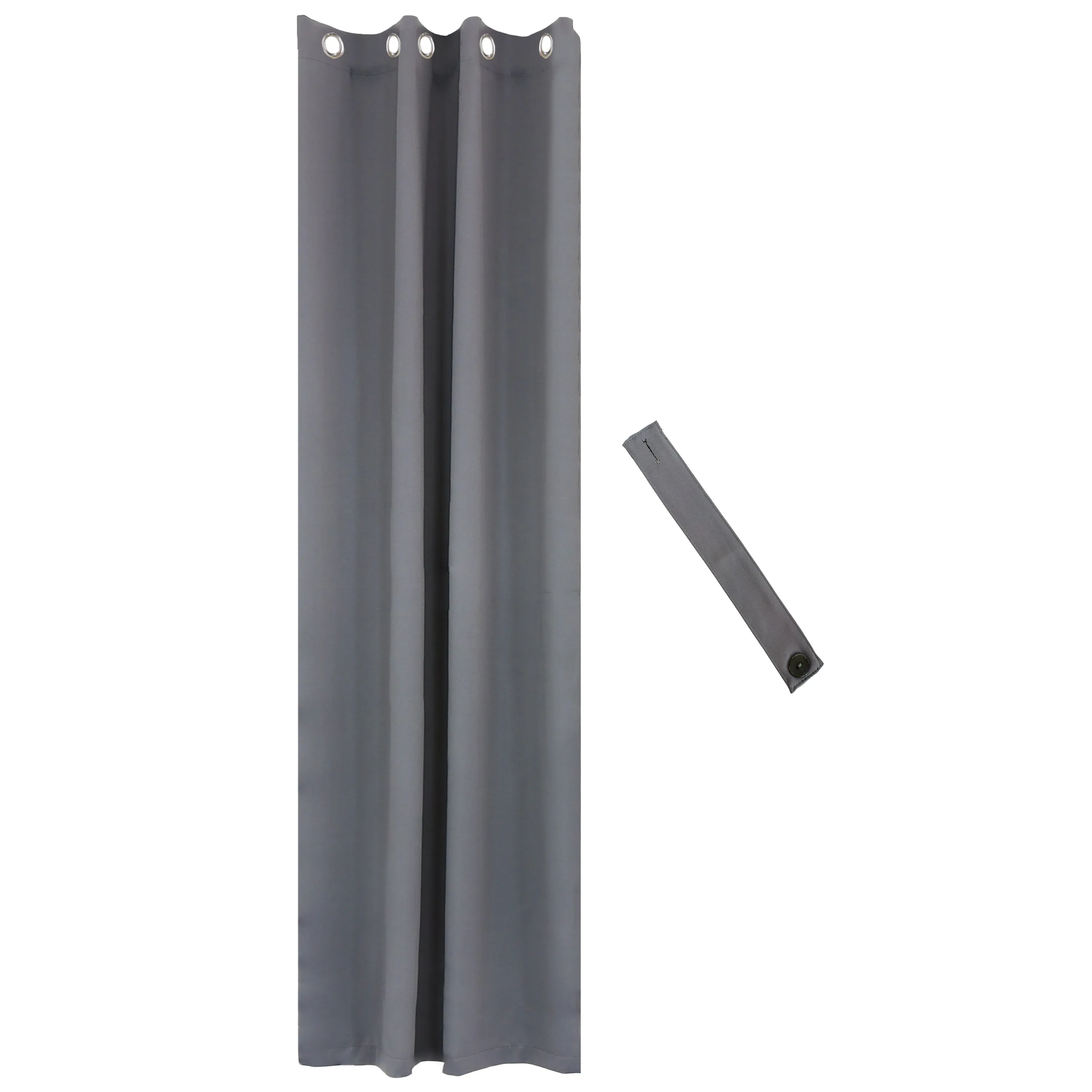 Sunnydaze Outdoor Blackout Curtain Panels with Grommet Top