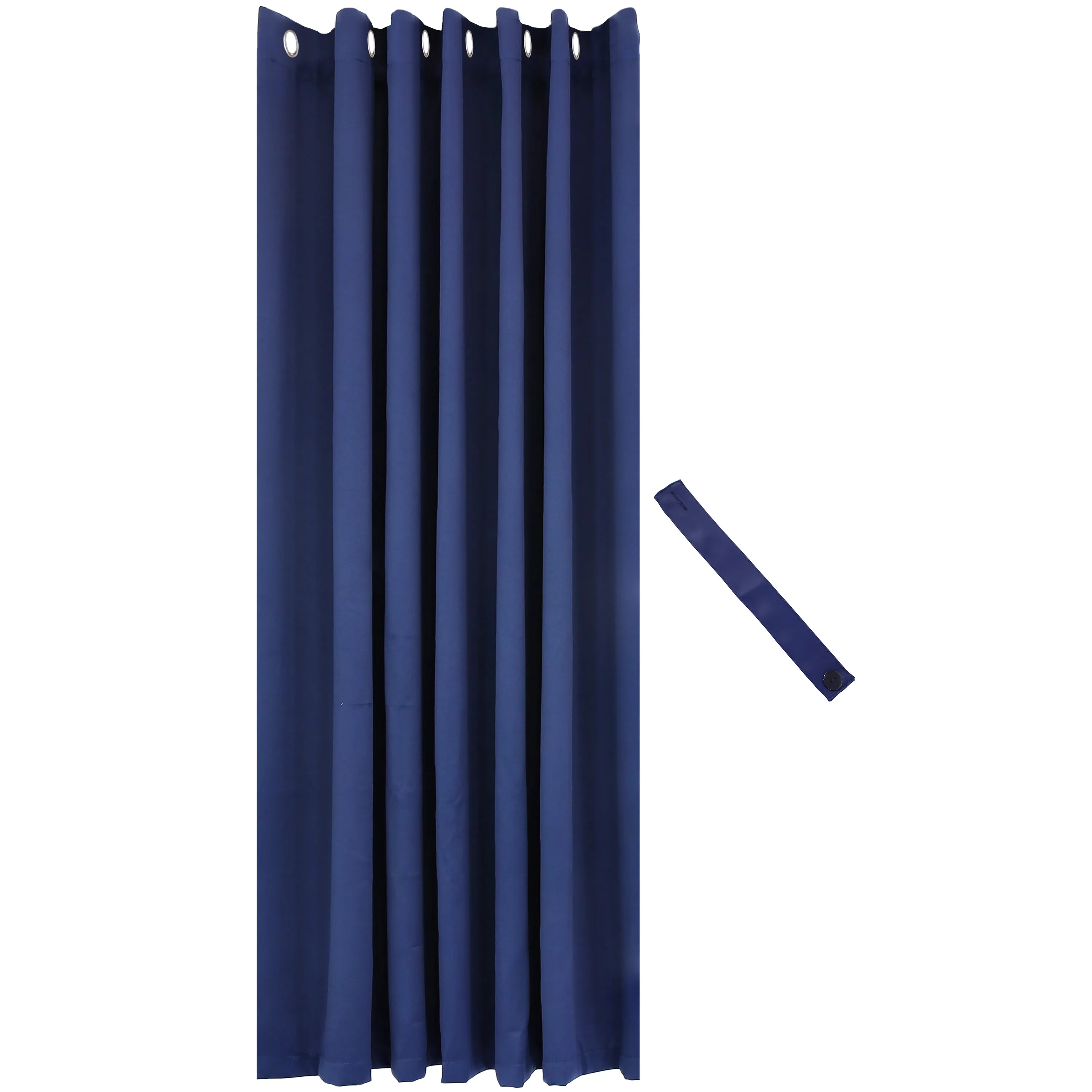 Sunnydaze Outdoor Blackout Curtain Panels with Grommet Top