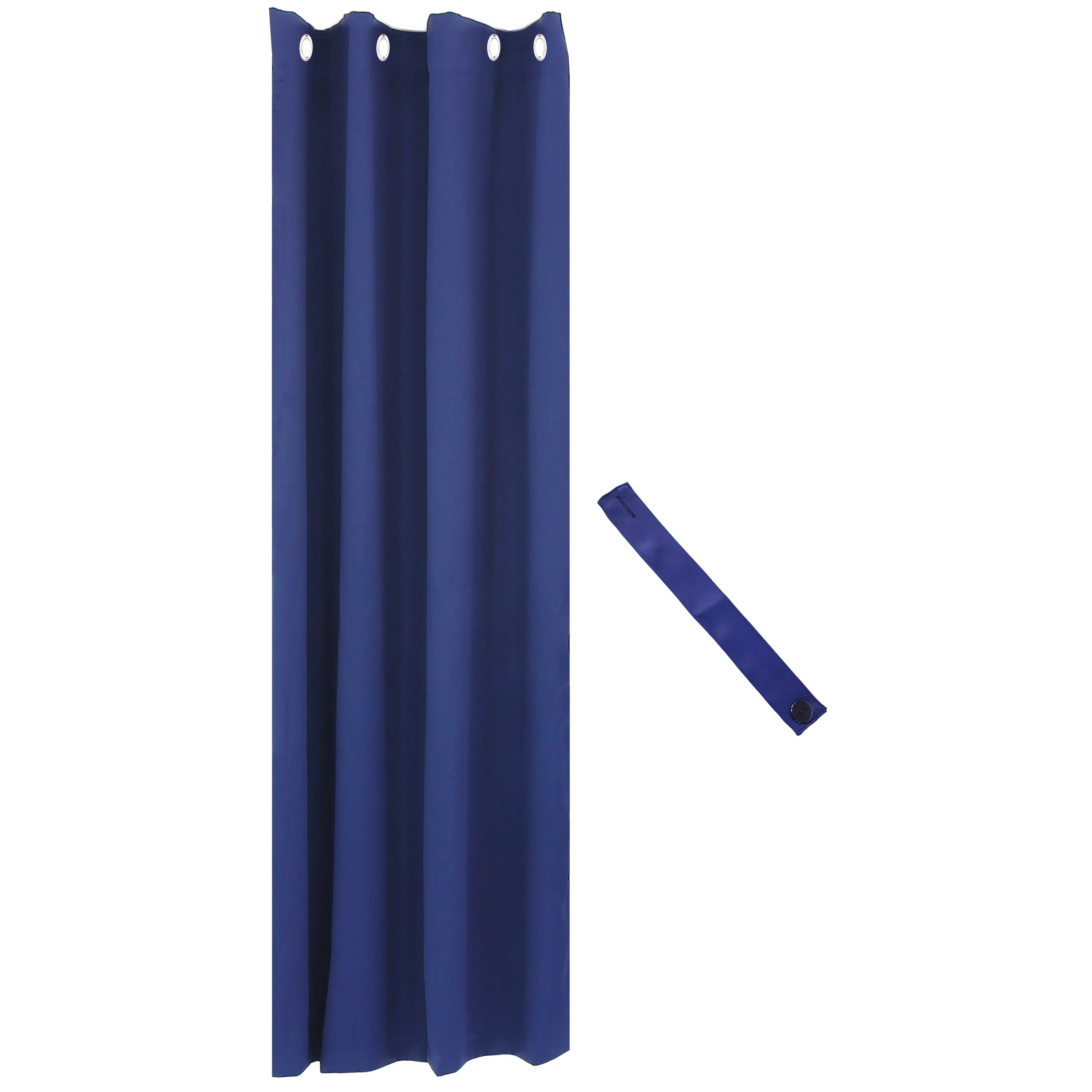Sunnydaze Outdoor Blackout Curtain Panels with Grommet Top