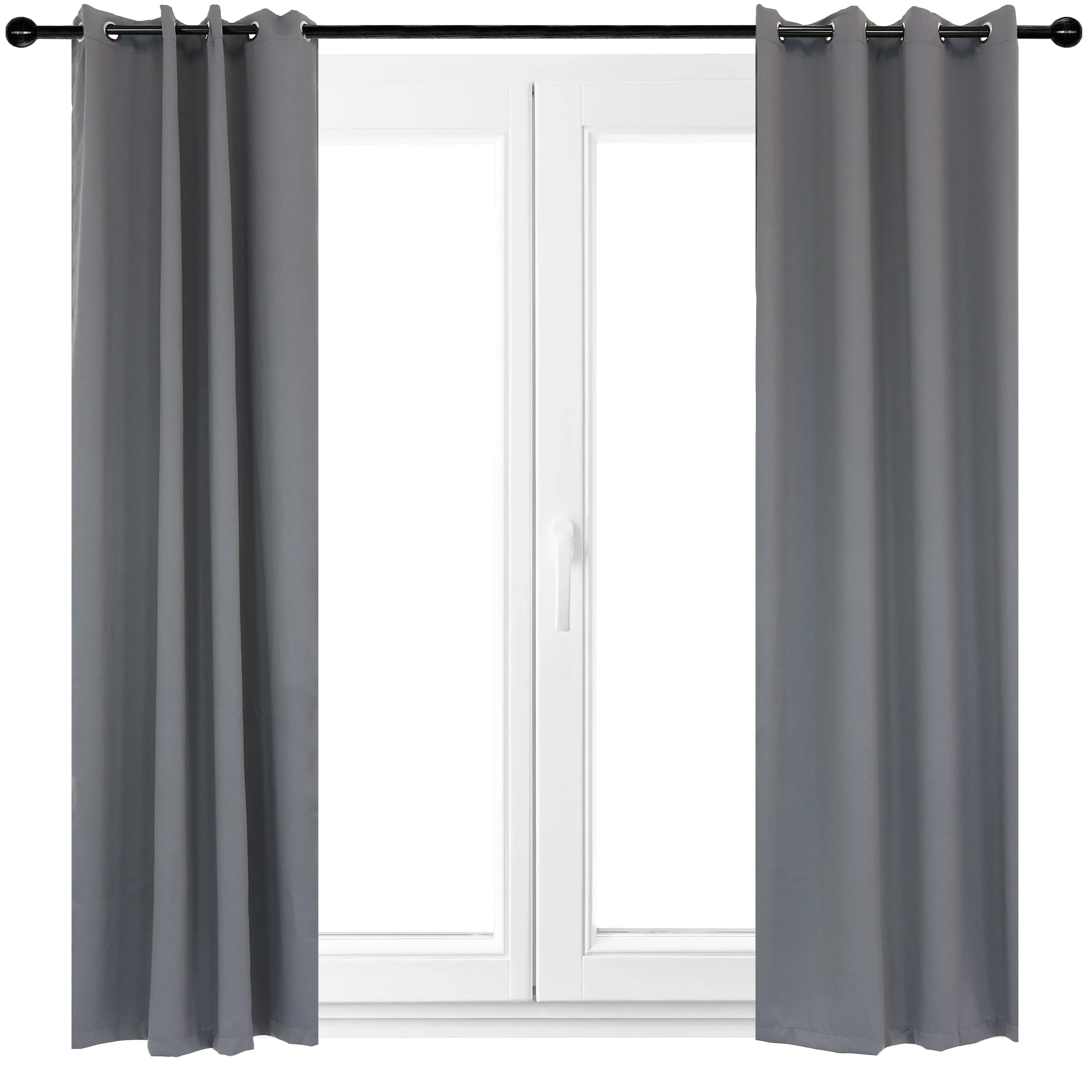 Sunnydaze Outdoor Blackout Curtain Panels with Grommet Top