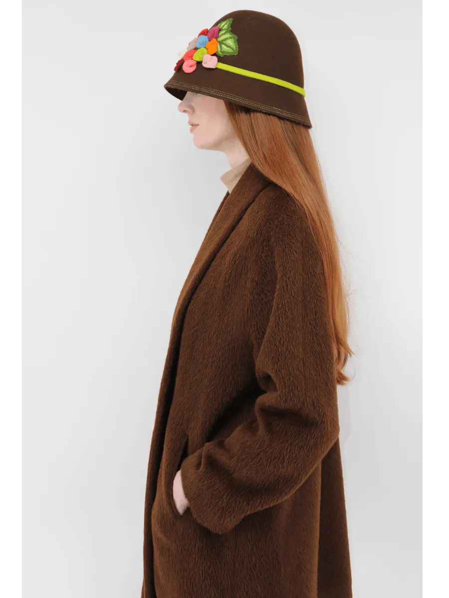 Suri Alpaca Swing Coat