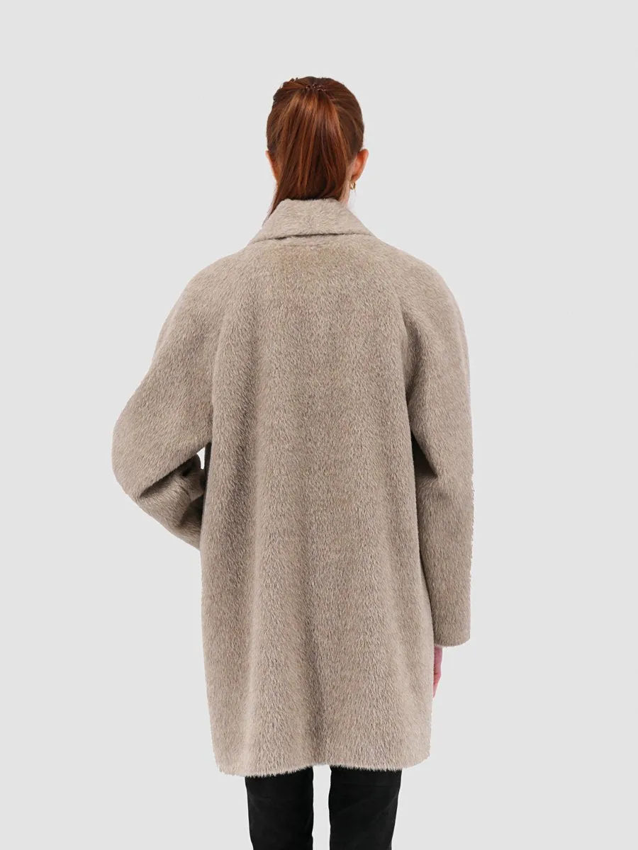 Suri Alpaca Swing Coat