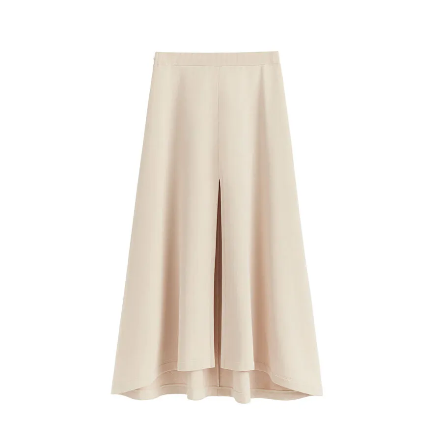 Terry Split Front Skirt