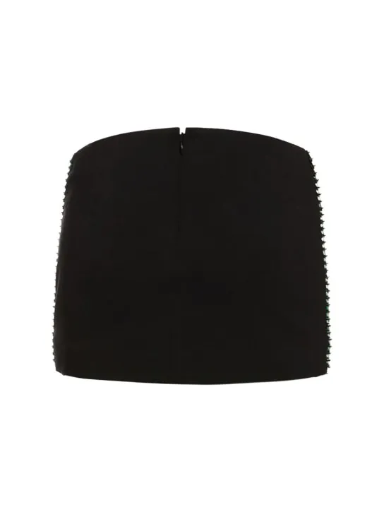 The Attico   Sequined mini skirt 