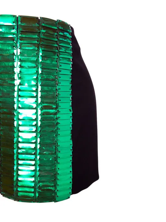 The Attico   Sequined mini skirt 